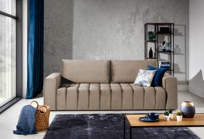 Sofa Lazaro Monolith 09, šviesiai ruda sp., 97 x 247 cm x 92 cm