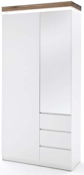 Spinta MCakcent Romina 2D/3SZ, balta sp., 38 cm x 91 cm x 198 cm