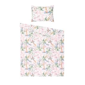 Patalynės užvalkalų komplektas Domoletti Percale Petal Symphony, rožinė sp., 50 x 70 cm, 140 x 200 cm, 2 d.