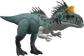 Žaislinė figūrėlė, dinozauras Mattel Jurassic World Wild Roar Crylophosaurus JKL80, žalia sp.