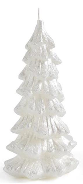 Jõuluküünal, kuju Mondex Christmas BC5711-SW, 220 g, valge v.