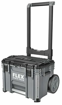 Įrankių dėžė su ratukais FLEX Stack Pack, 56 cm x 48.8 cm x 67 cm, pilka sp.