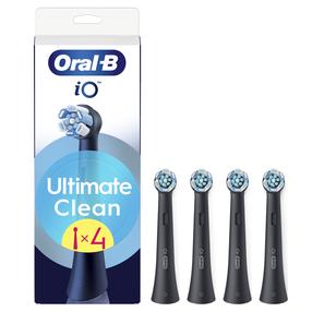 Elektrilise hambaharja otsik Oral-B iO UltimateClean CBF-4, must v., 4 tk