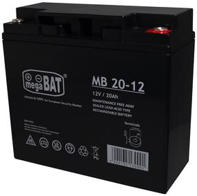 UPS akumuliatorius MPL Power Elektro VRLA MB 20-12, 20 Ah