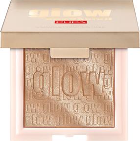 Izgaismotājs Pupa Glow Obsession Compact, zeltrozā krās., 6.0 g