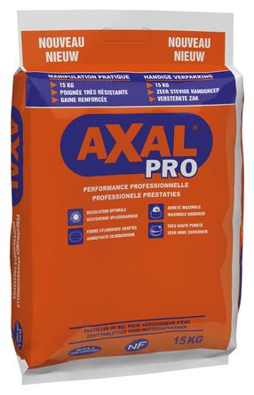 Druska vandens minkštinimo filtrams, tabletėmis Axal Pro, 15 kg