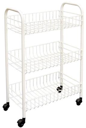 Servēšanas ratiņi Metaltex, 41 cm x 60 cm, 23 cm, Balta krās.