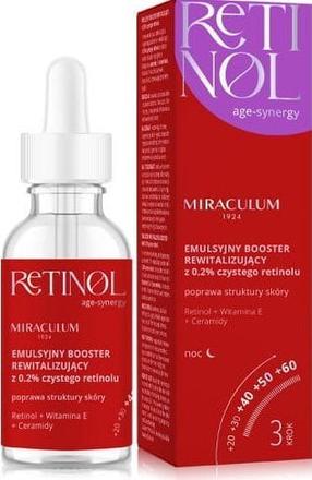 Sejas serums Miraculum Age Synergy Retinol Emulsion Booster, 30 ml