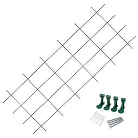 Augalo atrama 4IQ Grille, 150 cm x 60 cm, metalas, žalia sp.