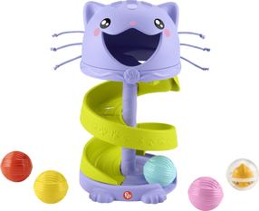 Bumbu tornis, kaķis Mattel Fisher Price Pets PurrrFect, 27.6 cm, daudzkrāsaina