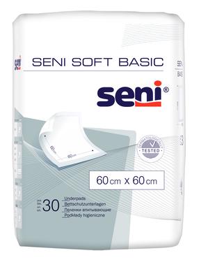 Apsauginis paklotas Seni Soft Basic, 60 x 60 cm, balta sp.