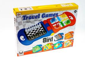 Stalo žaidimų rinkinys Travel Games 8in1