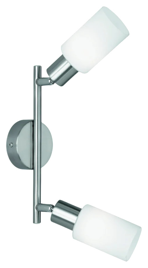Valgusti lagi Reality Mars R80012007, E14, 2 x 40 W, valge v. / kroom v.