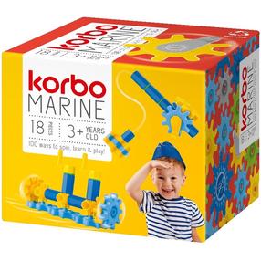 Klucīši Korbo Spin, Learn & Play Marine, 18 gab.