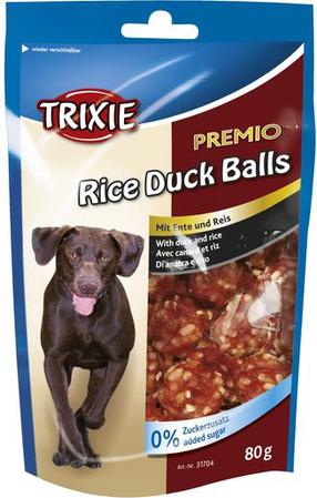 Skanėstas šunims Trixie Premio Balls, antiena/ryžiai, 0.08 kg