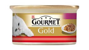 Mitrā kaķu barība Gourmet, liellopa gaļa/vistas gaļa, 0.085 kg