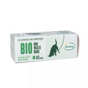Maišeliai šunų ekskrementams Biobag 35186451, 32 cm x 22 cm, 40 vnt. juoda sp.