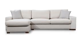 Kampinė sofa Hanah Home Loop 560ARE1134, šviesiai ruda sp., kairinė, 290 x 194 cm x 85 cm