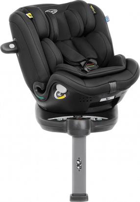 Automobilinė kėdutė Graco Turn2Me Grow I-Size R129, juoda sp., 40 - 125 cm