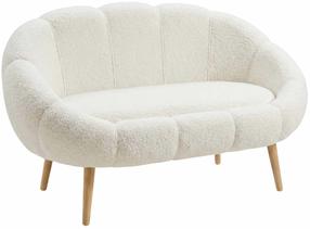 Sofa Hanah Home Lida 251BLS1114, balta sp., 50 x 130 cm x 105 cm