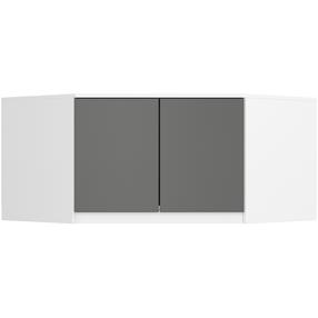 Papildoma spintos dalis Akord S100, balta sp./pilka sp., 100 cm x 50 cm x 55 cm