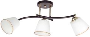 Lampa griesti Candellux Lighting Greco, E27, 3 x 40 W, zelta krās./balta krās. / zelta krās.
