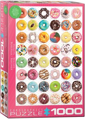 Pusle Eurographics Donuts Tops 6000-0585, 48.9 cm x 67.6 cm, 1000 tk, mitmevärviline