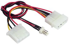 Adapteris Gembird 5.25'', 5.25 Power female 3 Pin jungtis", 15 m, dzeltena krās.