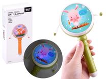 Barškutis Smart Pocket Rattle Drum, žalia sp.