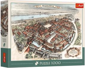 Dėlionė Trefl Warsaw Old Town, 68 cm x 48 cm, 1000 vnt.