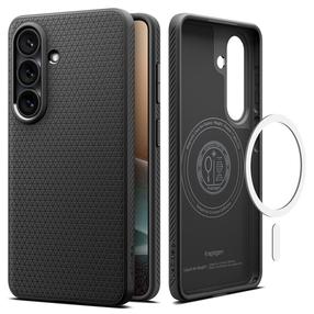 Telefona vāciņš Spigen Liquid Air Mag, melna krās., Samsung