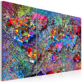 Kamštinė reprodukcija Artgeist Colourful Whirl, k-a-0076-p-f, 90 cm x 60 cm
