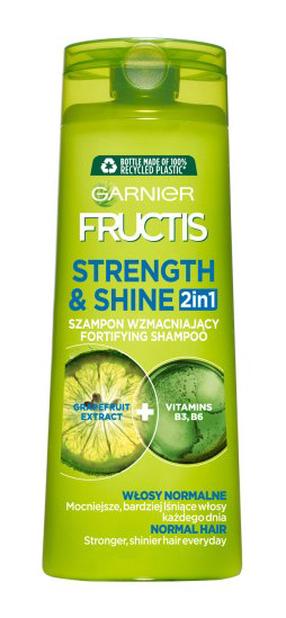 Šampūns Garnier Fructis Strengh & Shine 2in1, 400 ml