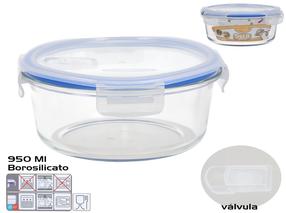 Toidukarp Kitchen&GO, 1.3 l, 20.5 cm x 20.5 cm, läbipaistev v.
