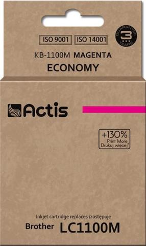 Rašalinio spausdintuvo kasetė Actis Standard KB-1100M, raudona sp., 19 ml