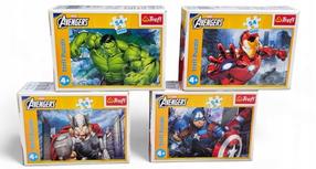 Dėlionė Trefl Marvel the avengers, 20 cm x 13 cm, 54 vnt.