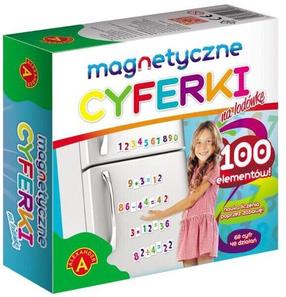Magnētiskie skaitļi Alexander Magnetic Fridge Numbers, daudzkrāsaina