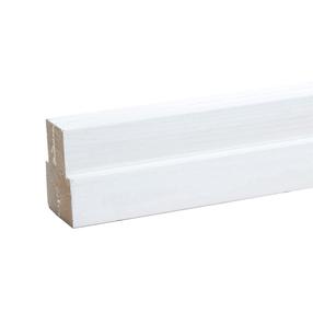 Ukseleng Brodoor, 208 cm x 7.5 cm x 2 cm, valge v.
