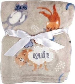 Pledas BabyMatex Ricco Cats RI6B, smėlio sp.