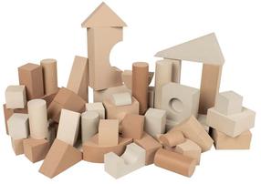Kaladėlės BabyTrold Foam Blocks, 52 vnt.