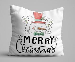 Dekoratyvinė pagalvėlė Mioli Decor KRLNTXMAS-10, įvairių spalvų, 43 cm x 43 cm
