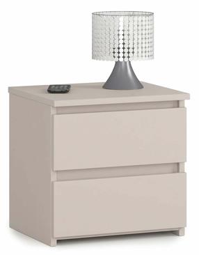 Ночной столик Akord CL2 2SZ CLP PK, кашемир цв., 40 см x 40.4 см x 35 см