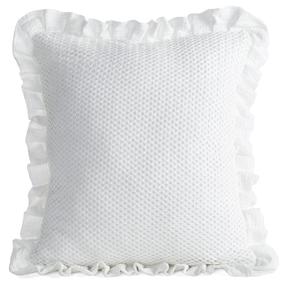 Наволочка для декоративной подушки Muslin JA214-01, белый цв., 45 см x 45 см