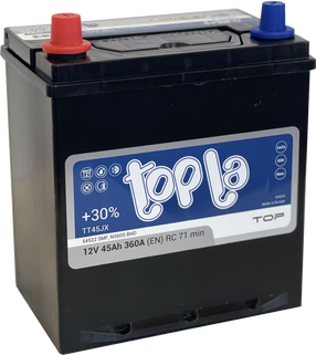 Аккумулятор Topla TOP JIS TT45JX, 12 В, 45 Ач, 360 а