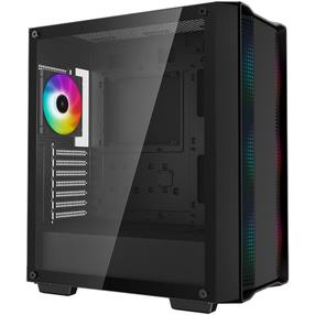 Корпус компьютера Deepcool CC560 ARGB V2, прозрачный цв./черный цв.