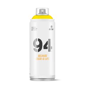 Краски в аэрозоле Montana Fluorescent 94, простые, желтый цв., 0.4 л