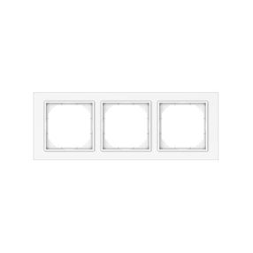 Trivietis rėmelis Vilma QR1000 FIT LINE R03, balta sp. 3 vt.