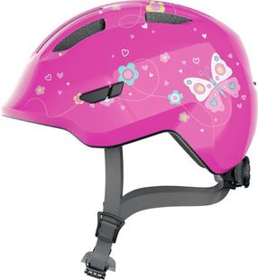 Dviratininkų šalmas vaikams Abus Smiley 3.0, rožinė sp./pilka sp., S