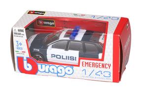Игрушечная полицейская машина Bburago, 1:43, многоцветный