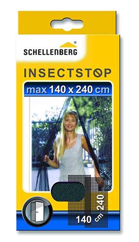 Шторка от насекомых Schellenberg Insectstop 20509, антрацитовый цв., 140 см x 240 см